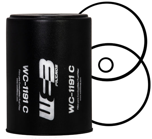 Filtro combustible wed WC1191C máquina agrícola equivalente en Wix 33196