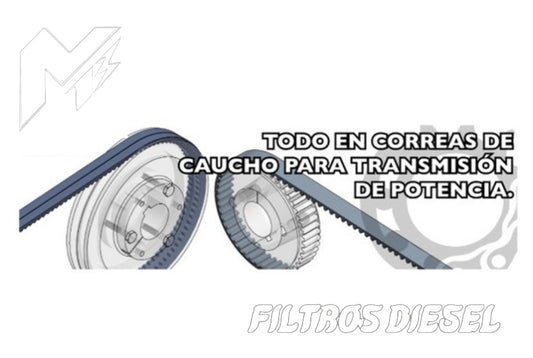 Automotor2 Correas automotriz e industrial en V - Poly en V - Acanaladas