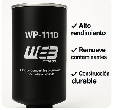 Filtro combustible WEB WP1110 Mack MIDLlNER    Mack de las series R-400, R-600, R-607, R-609, R-611, R-612.